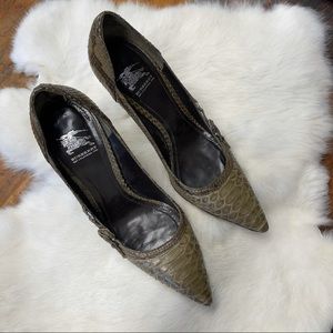 Burberry Python Heels - 40